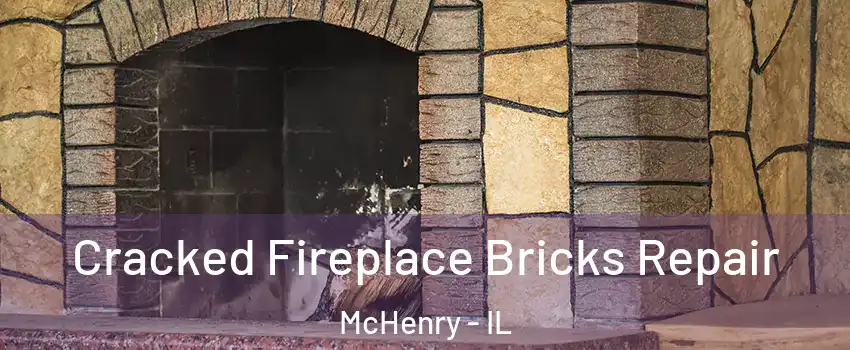 Cracked Fireplace Bricks Repair McHenry - IL
