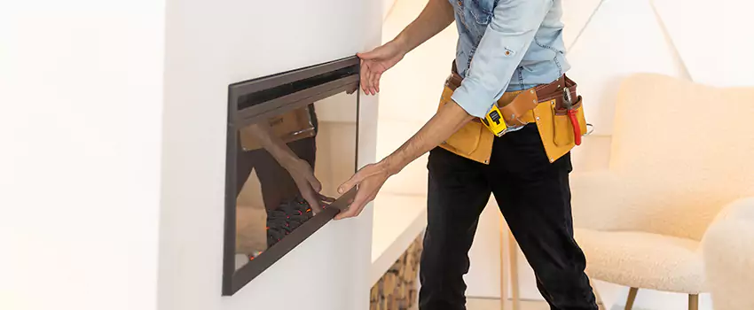 Metal Fireplace Installation in McHenry, Illinois