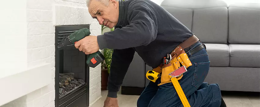 New Indoor Fireplace Installation in McHenry, Illinois