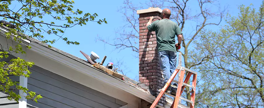 Vinyl and PVC Chimney Flashing Installation in McHenry, IL